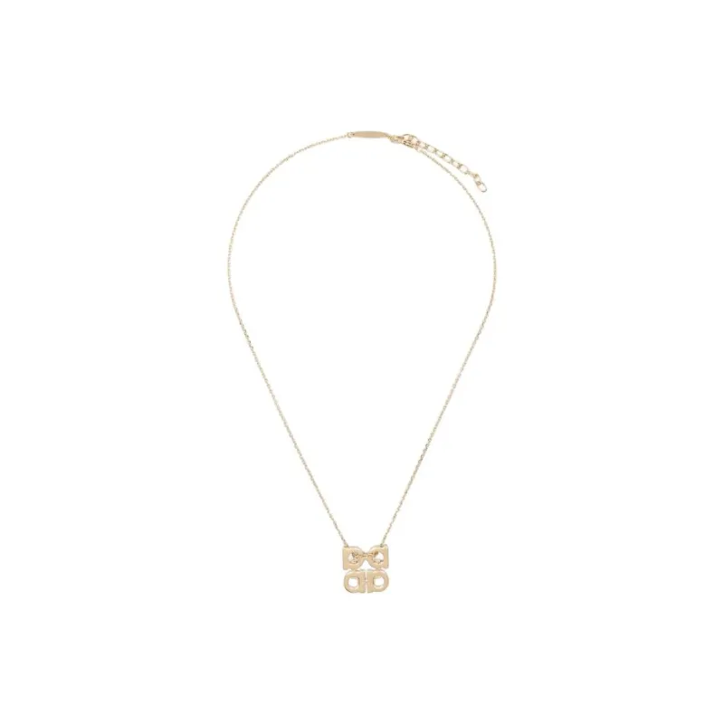 FERRAGAMO Brass Necklaces Women's Gold-1