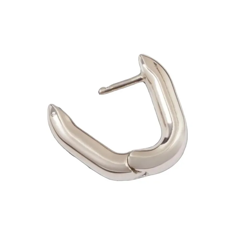 Valentino Metal Earrings Men's Silver-1