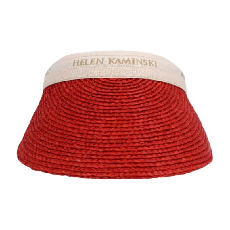 HELEN KAMINSKI Rayon, Cotton, Polyester, Nylon, Elastane Sun Protection Hats Unisex Red-1