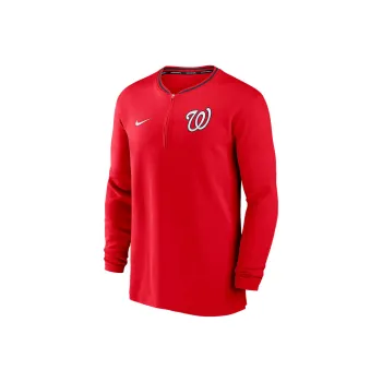 Nike Washington Nationals Authentic Collection Men's Nike Dri FIT Mlb 1/2 Zip Long Sleeve Top