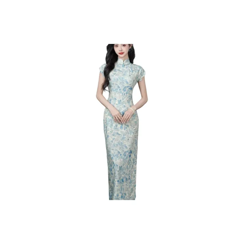 EFCR Cheongsams Women's Blue-1
