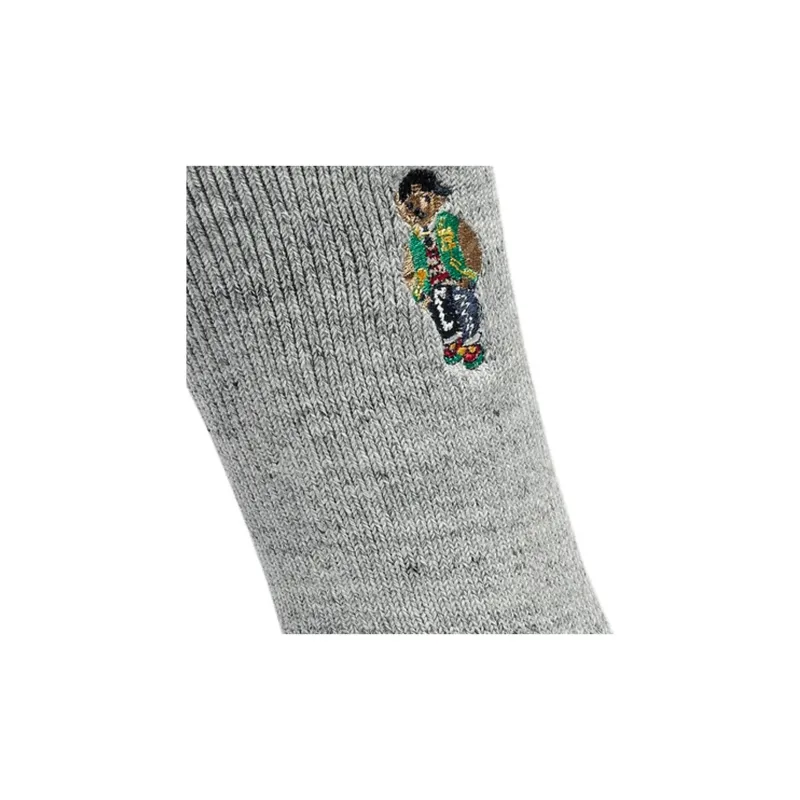 Polo Ralph Lauren Mid-Calf Socks Men's 1 Pack Gray-2