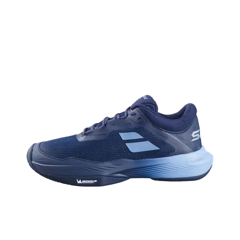 Babolat Breathable And Lightweight Low Top Tennis Shoes Men's Blue-0