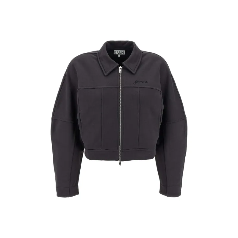 GANNI Jackets & Coats Women's Dark Gray-0