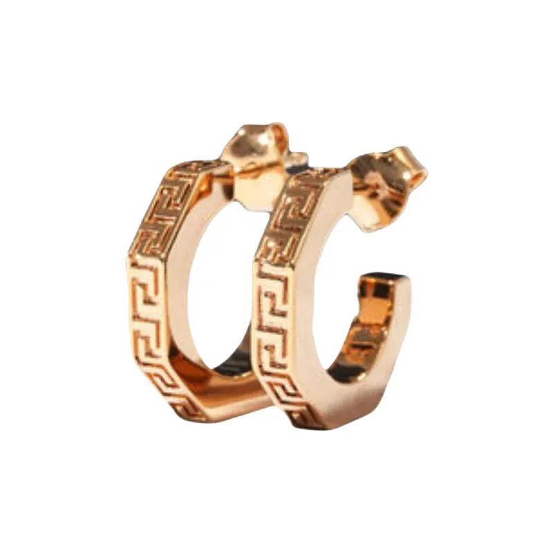 VERSACE Metal Earrings Women's Gold-0