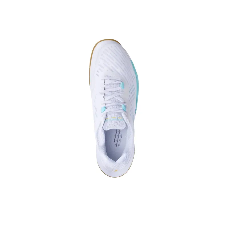Babolat Abrasion Resistant Breathable Low Top Badminton Shoes Women's White Blue-1