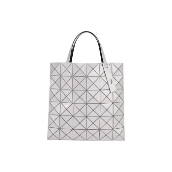 ISSEY MIYAKE Polyvinyl Chloride Resin Tote Bag, Shopping Bag, Handbag Women's Light Gray