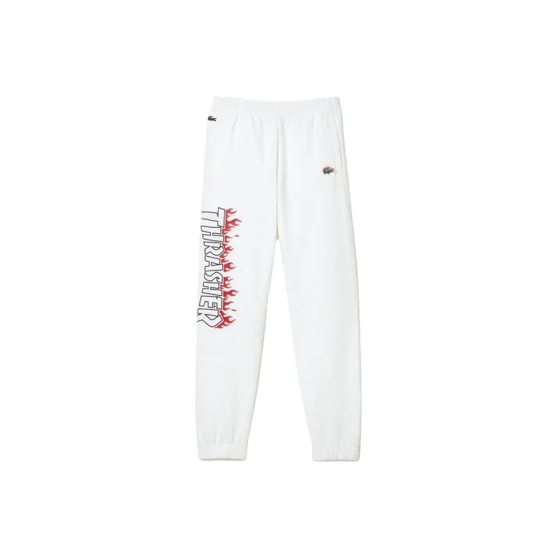 LACOSTE Casual Pants Men's White-0