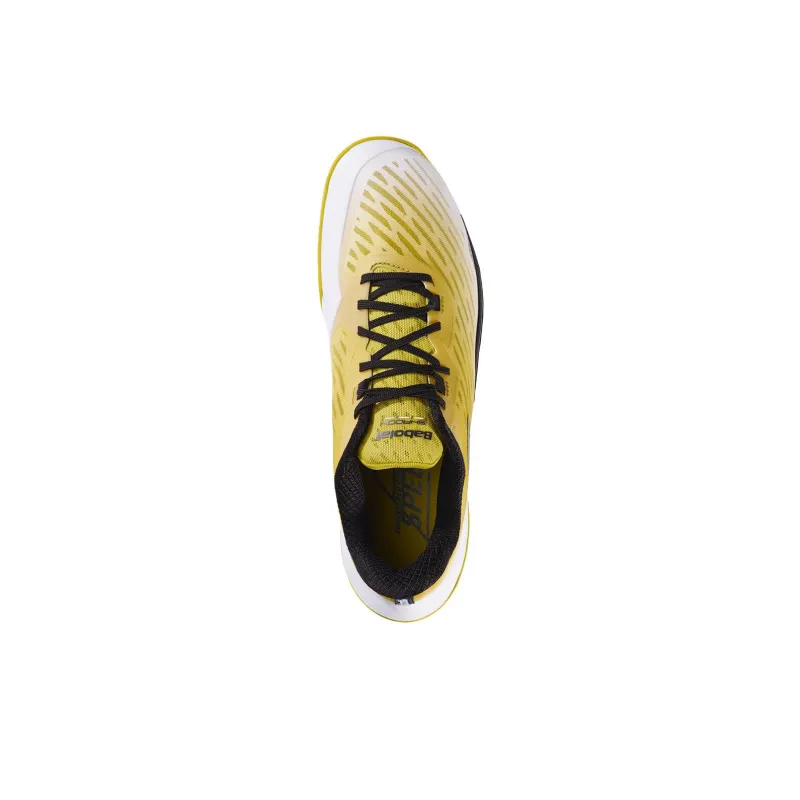 Babolat Breathable And Lightweight Low Top Tennis Shoes Men's Yellow-1