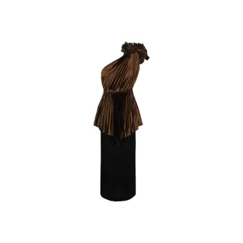 GUCCI Sleeveless Dress Women's Brown