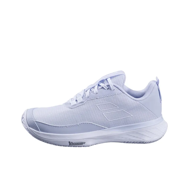 Babolat Wear resistant And Lightweight Low Top Tennis Shoes Women's Blue White-0