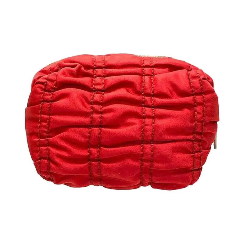 COACH Boxy Makeup Bags Red-4