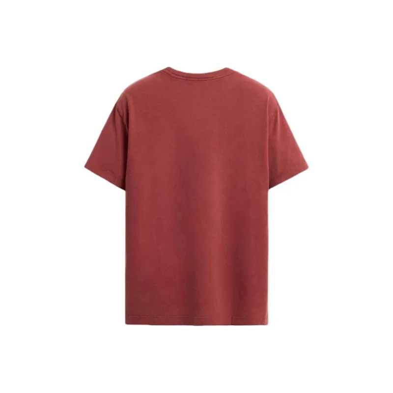 ZARA T Shirts Men Red-1