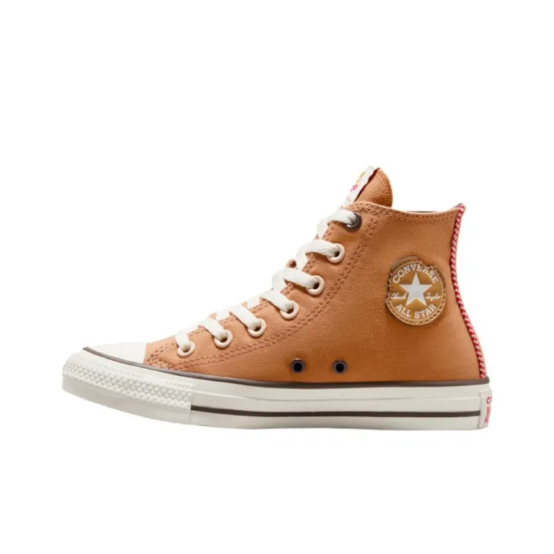 Converse Chuck Taylor All Star Anti Slip Wear Resistant High Top Canvas Shoes Women's Yellow-2