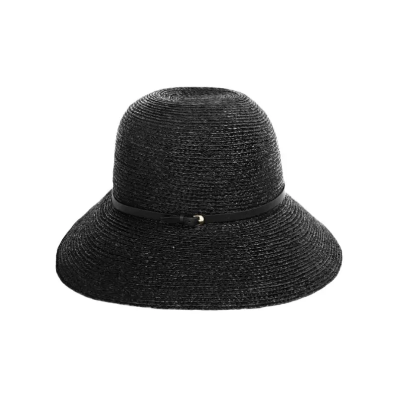 HELEN KAMINSKI Raffia Bucket Hats Unisex Black-0