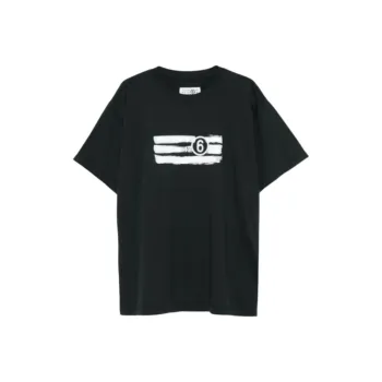 MM6 Maison Margiela T Shirt Men's Black