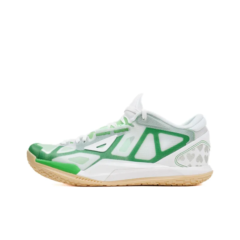 Serious Player Only Game1 Low Lucky Cushioning Lightweight Low Top Basketball Shoes Men's White Green-0