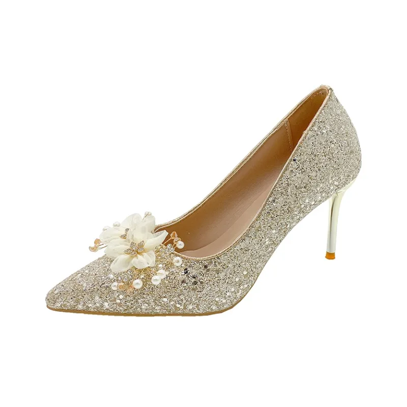 PARK DANCE Slim Heel High Heels Women's-0