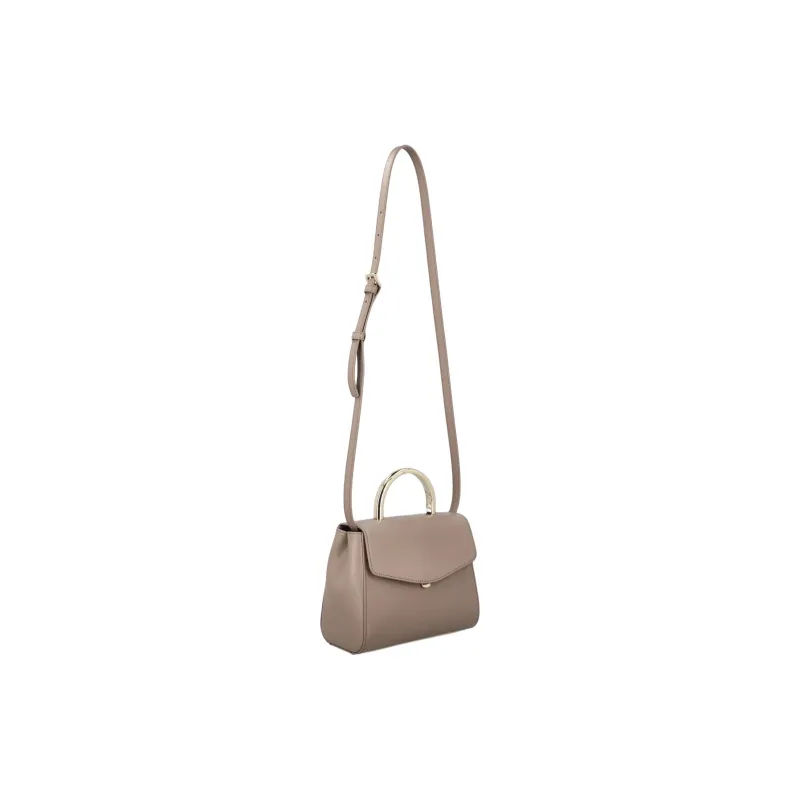 Furla Leather Envelope Bag, Shoulder Bag, Crossbody Bag, Handbag Mini Women's Taupe-1
