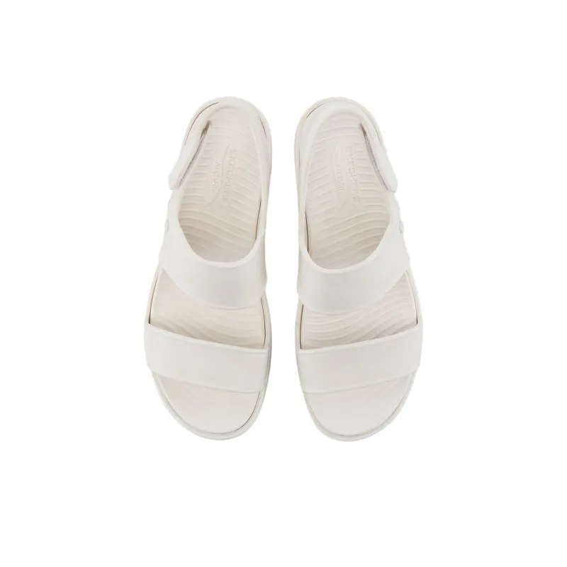 Skechers Arch Fit One Strap Sandals Women's White-3