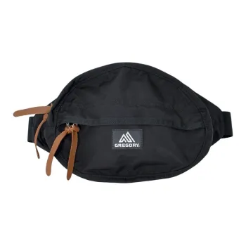 GREGORY Nylon Fanny Pack Trumpets Men's Black
