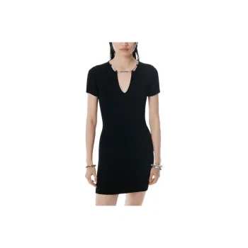 Alexander Wang Short Sleeved Dress Women's Black