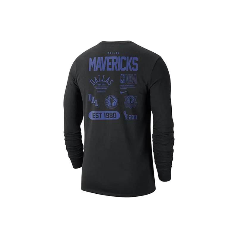 Nike Nba Dallas Mavericks Long Sleeve T shirt-1