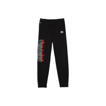 LACOSTE Knitted Sweatpants Unisex Black
