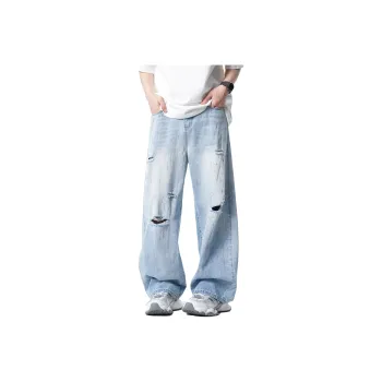 Ang2 Stu Jeans Unisex Light Blue