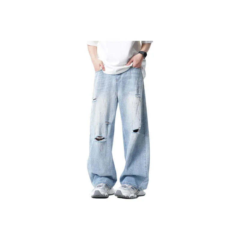 Ang2 Stu Jeans Unisex Light Blue-0