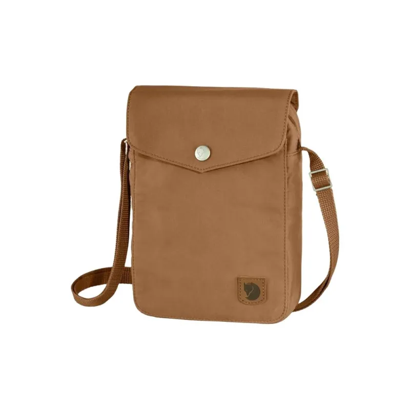 Fjallraven Recycled Polyester With Cotton Cell Phone Pouch, Crossbody Bag, Shoulder Bag Regular Unisex Khaki-0