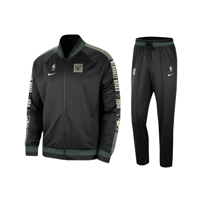 Nike Nba Milwaukee Bucks Courtside Tracksuit-0