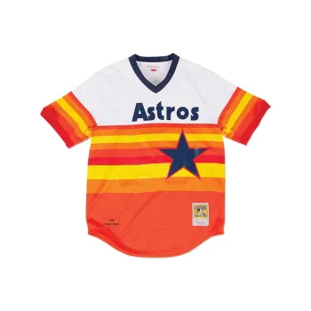 Mitchell Ness 'MLB Houston Astros 80 Nolan Ryan' Home Jersey