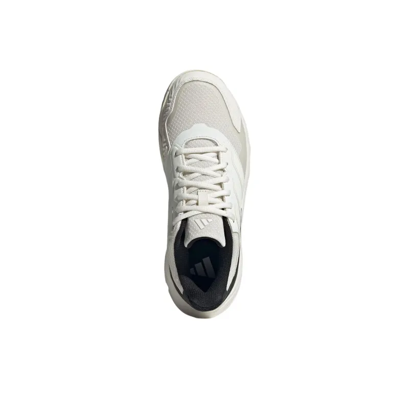 Adidas CourtJam Control 3 Abrasion Resistant Low Top Tennis Shoes Women's White Black-2