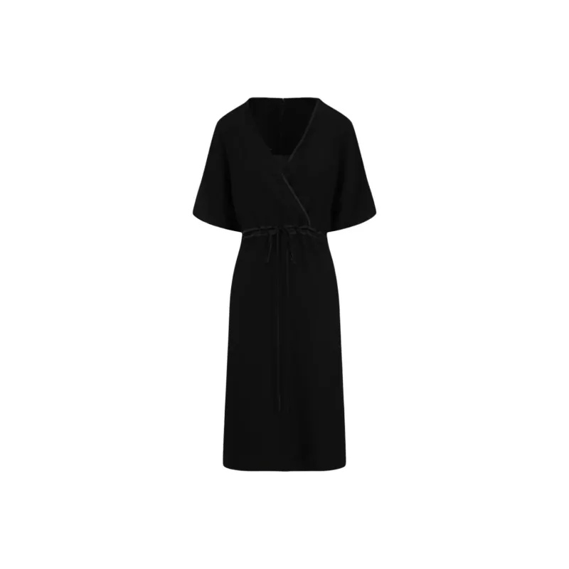 GUCCI Short Sleeved Dress Women's Black-0