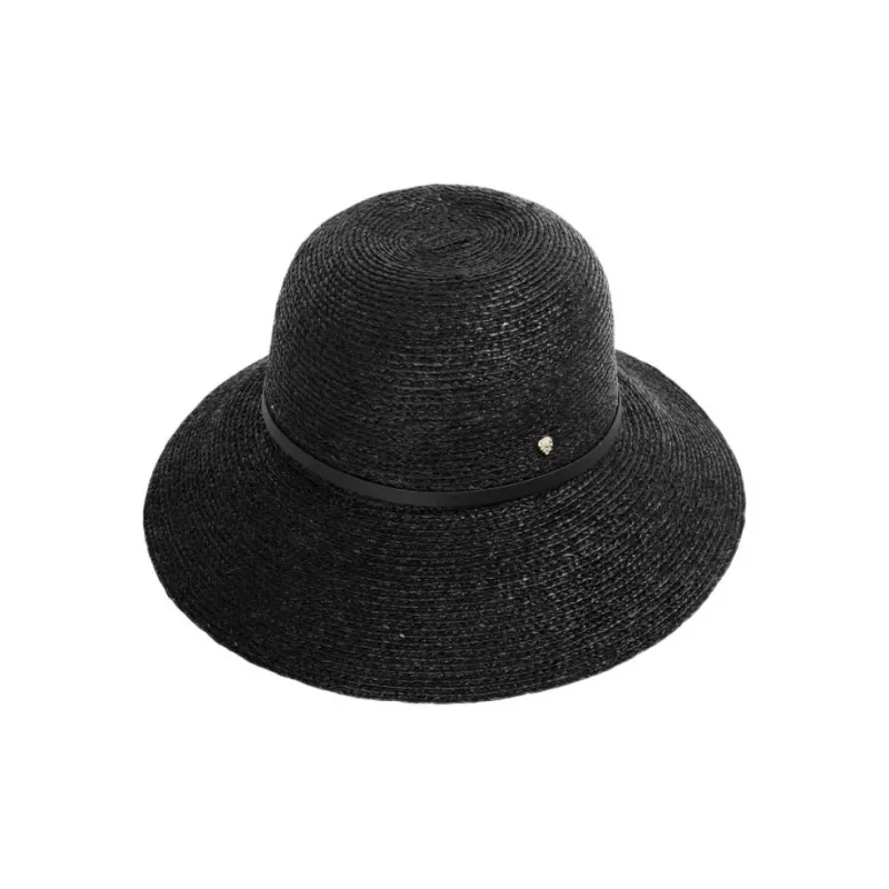 HELEN KAMINSKI Raffia Bucket Hats Unisex Black-1