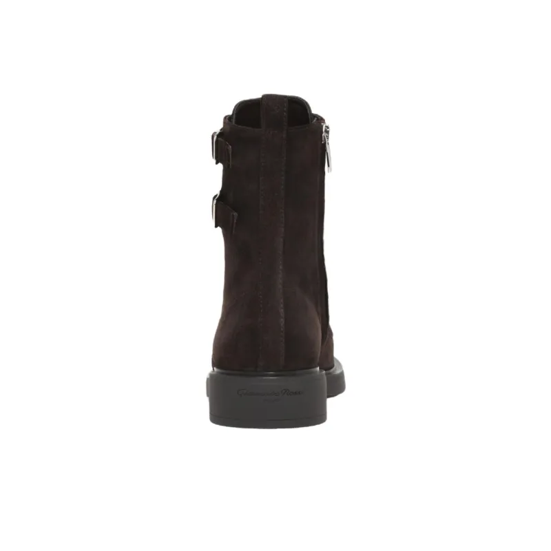 GIANVITO ROSSI Ripley Ankle Boots Women's Dark Brown-4