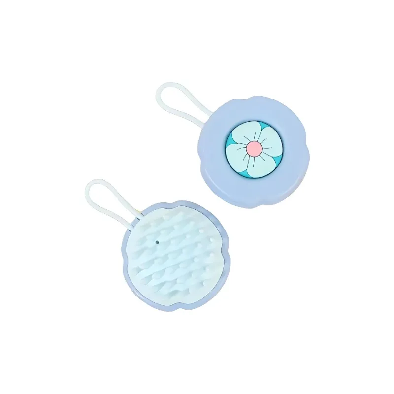ZHENZI Cute Hair Comb Silicone Massage Head Itch Relief Scalp Cleansing Treatment-12