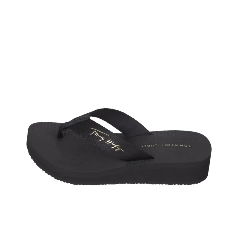 Tommy Hilfiger Flip Flops Women's Black-0