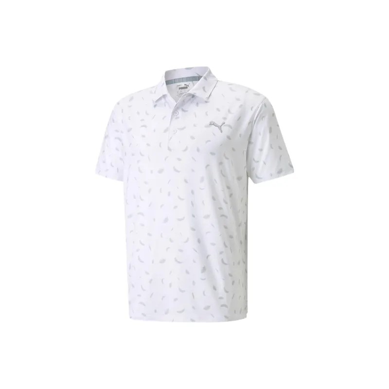 PUMA Cloudspun Feathers Polo Shirt Men's White-0