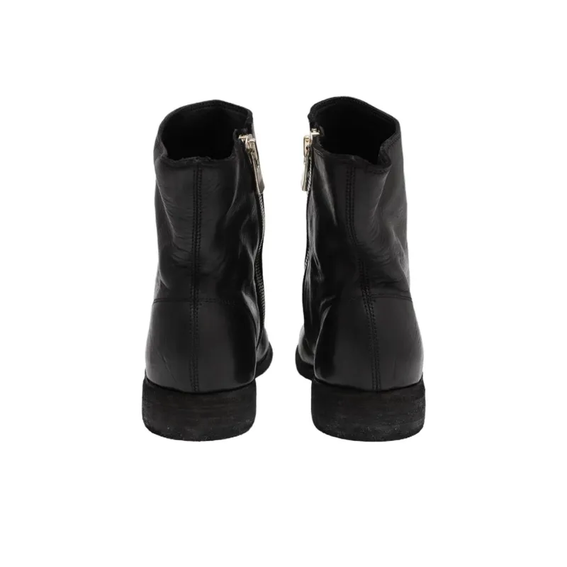 GUIDI Ankle Boots Men Black-4