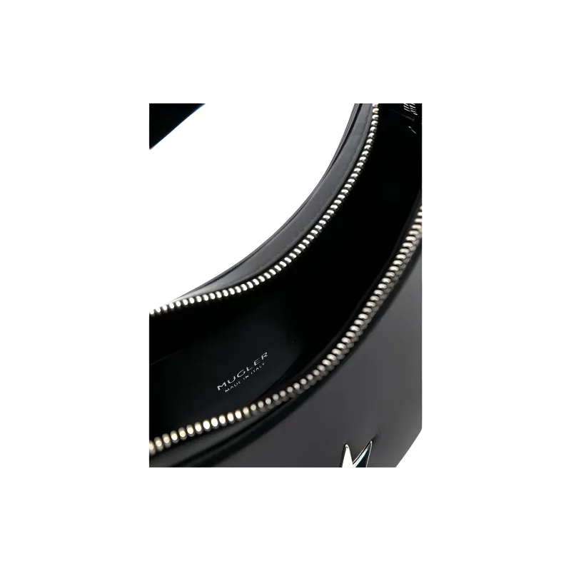 Mugler Zenith Leather Shoulder Bag-4
