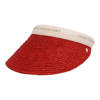 HELEN KAMINSKI Rayon, Cotton, Polyester, Nylon, Elastane Sun Protection Hats Unisex Red