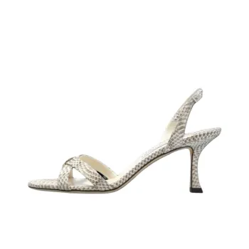 Jimmy Choo Elsy One Strap Sandals 7cm Women's Cream