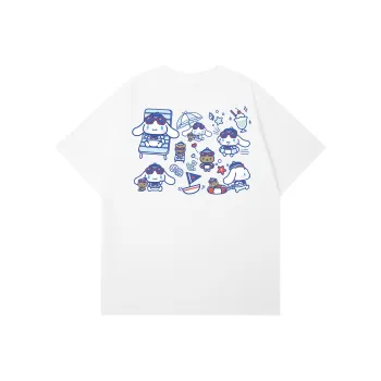 Sanrio Yugui Dog T Shirt Unisex White, Black