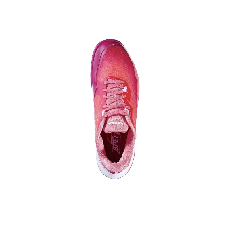 Babolat Breathable And Lightweight Low Top Badminton Shoes Women's Pink-1