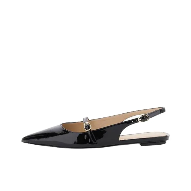Stuart Weitzman/SW Emilia Casual Single Shoes Women's Black-0