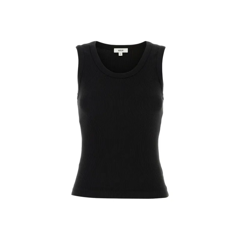 AGOLDE Ribbed Tank Top-0
