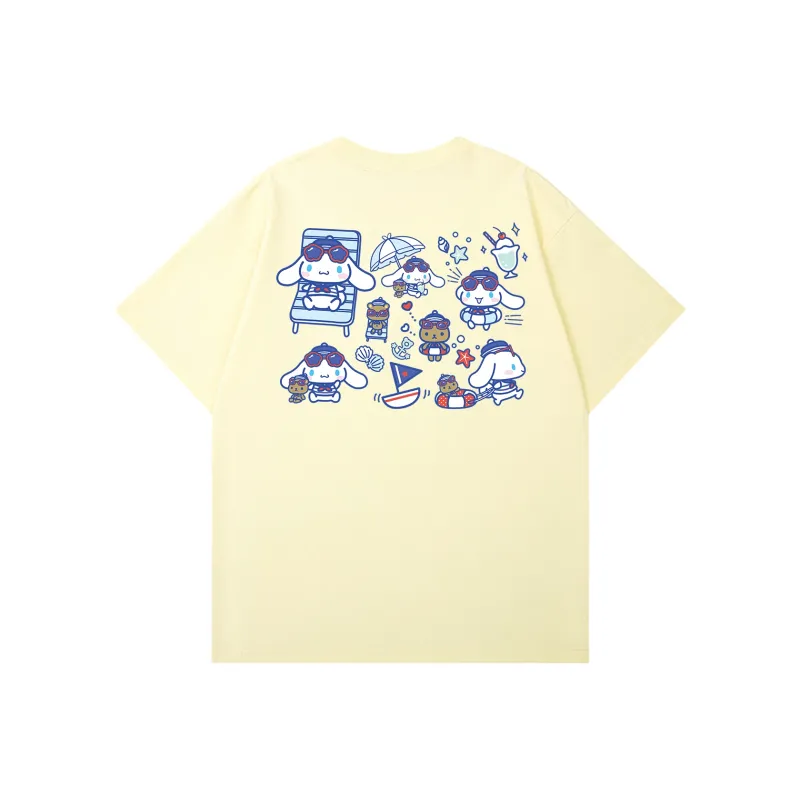 Sanrio Yugui Dog T Shirt Unisex White, Black-10