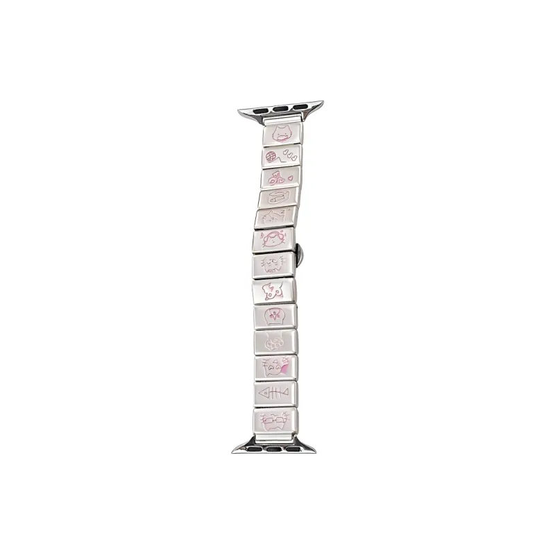 KVZUVUU IwatchS10/s9/8/7/6/Ultra Apple Compatibility Watch Band Metal-5